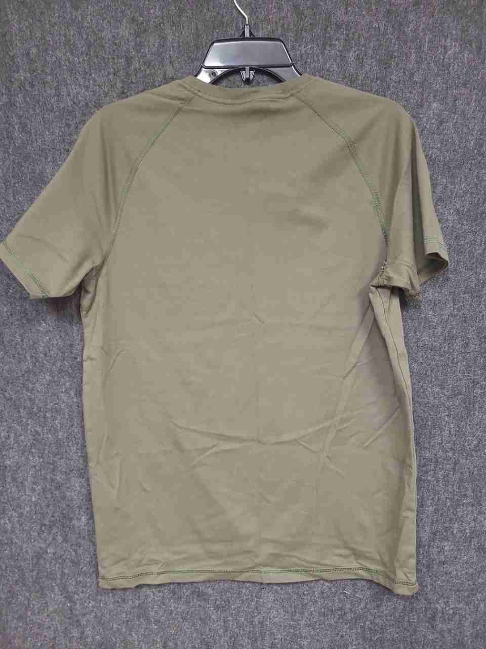 Carhartt Relaxed Fit Pocket T-Shirt Olive Green Raglan Sleeve Sz S