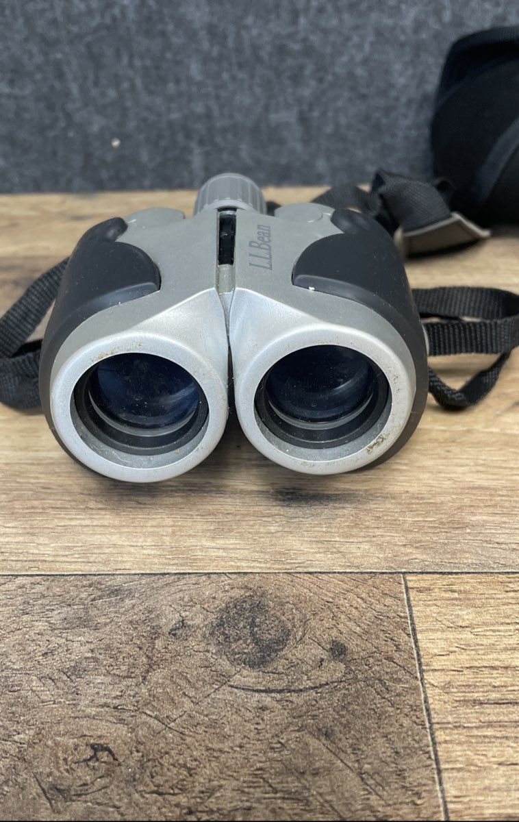 Vintage L.L. Bean Bushnell Discovery 8x25 Compact Binoculars SPL0825CH Case