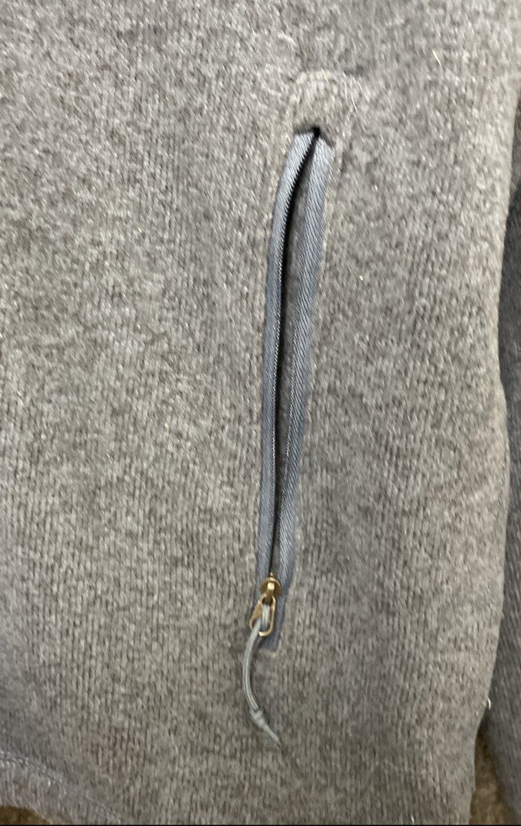 The North Face Men's Gordon Lyons Full Zip Hooded Fleece Jacket Blue Gray Sz L