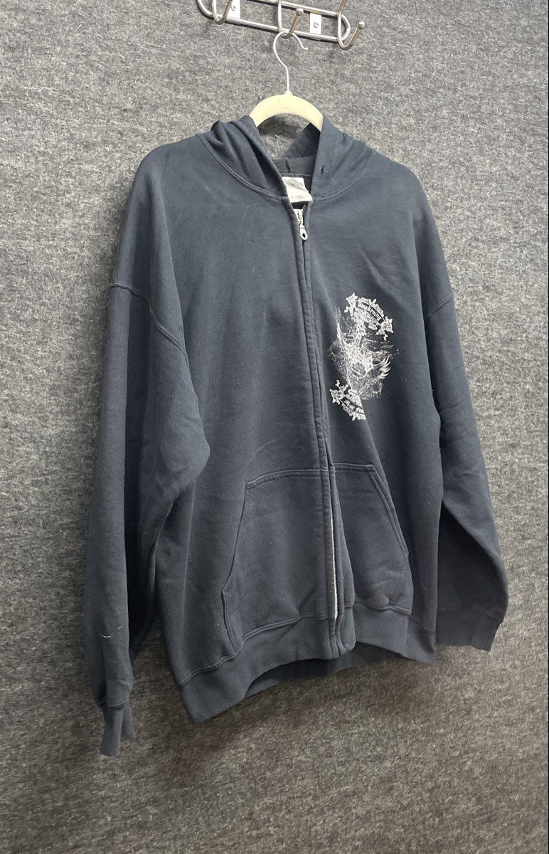 Awakening Festival 2011 Concert Hoodie TobyMac Switchfoot Gildan Black Sz XL
