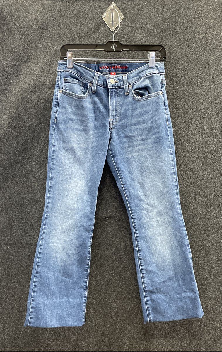 Lucky Brand Women's Sweet Mid Rise Boot Blue Jeans Sz 6/28
