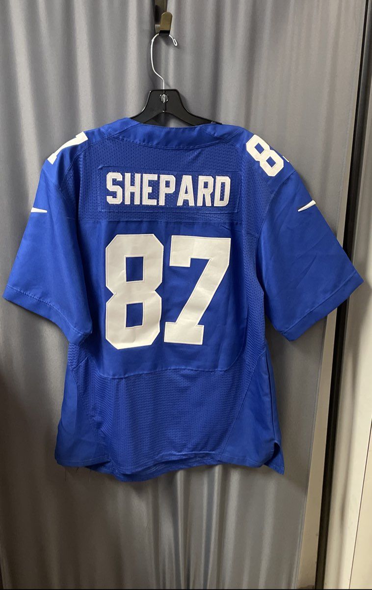 Nike Men's NY Giants Sterling Shepard #87 On Field Blue Football Jersey Sz 44