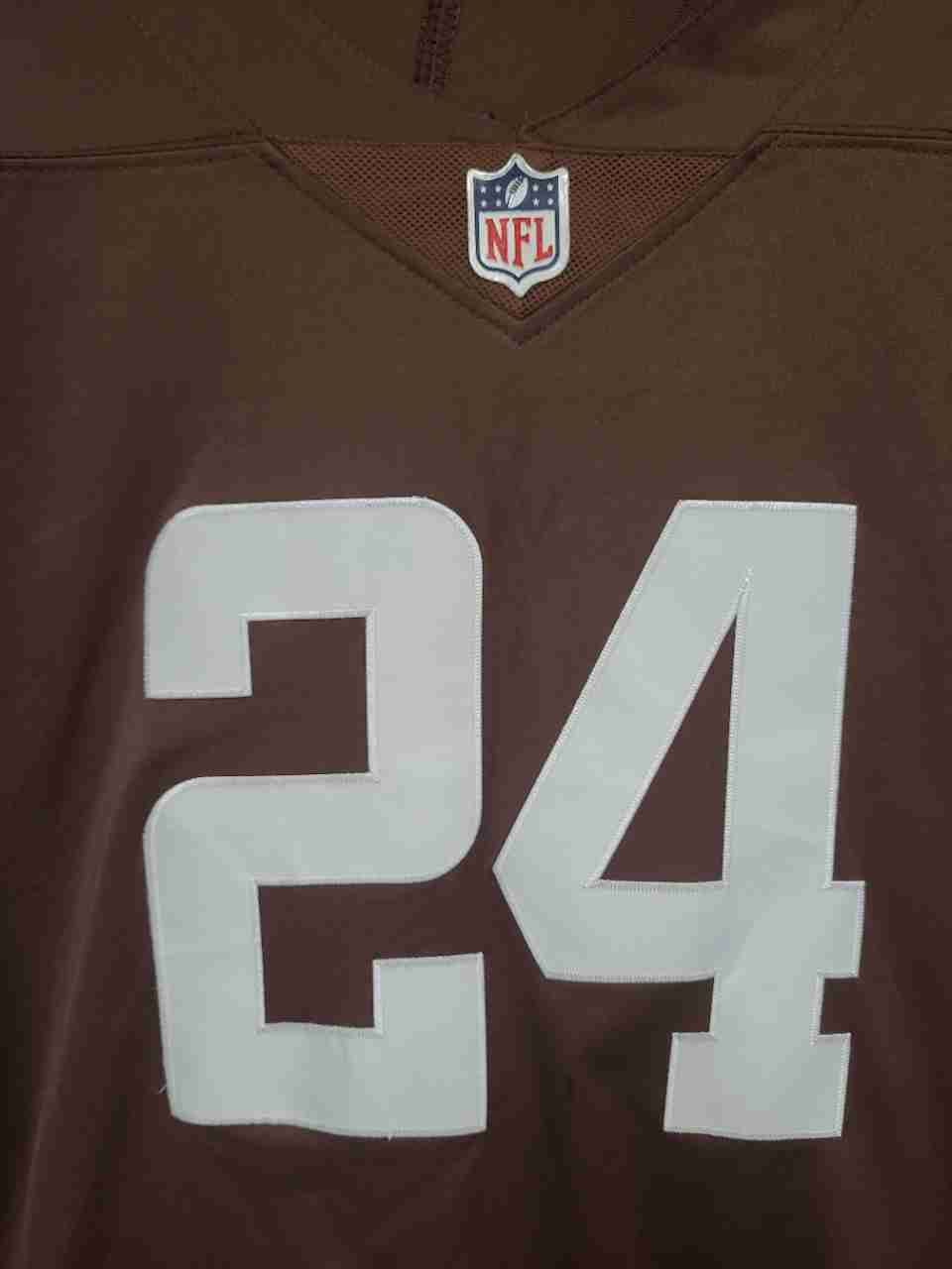 Nike Men's Cleveland Browns Nick Chubb #24 Brown Game Jersey Sz XL