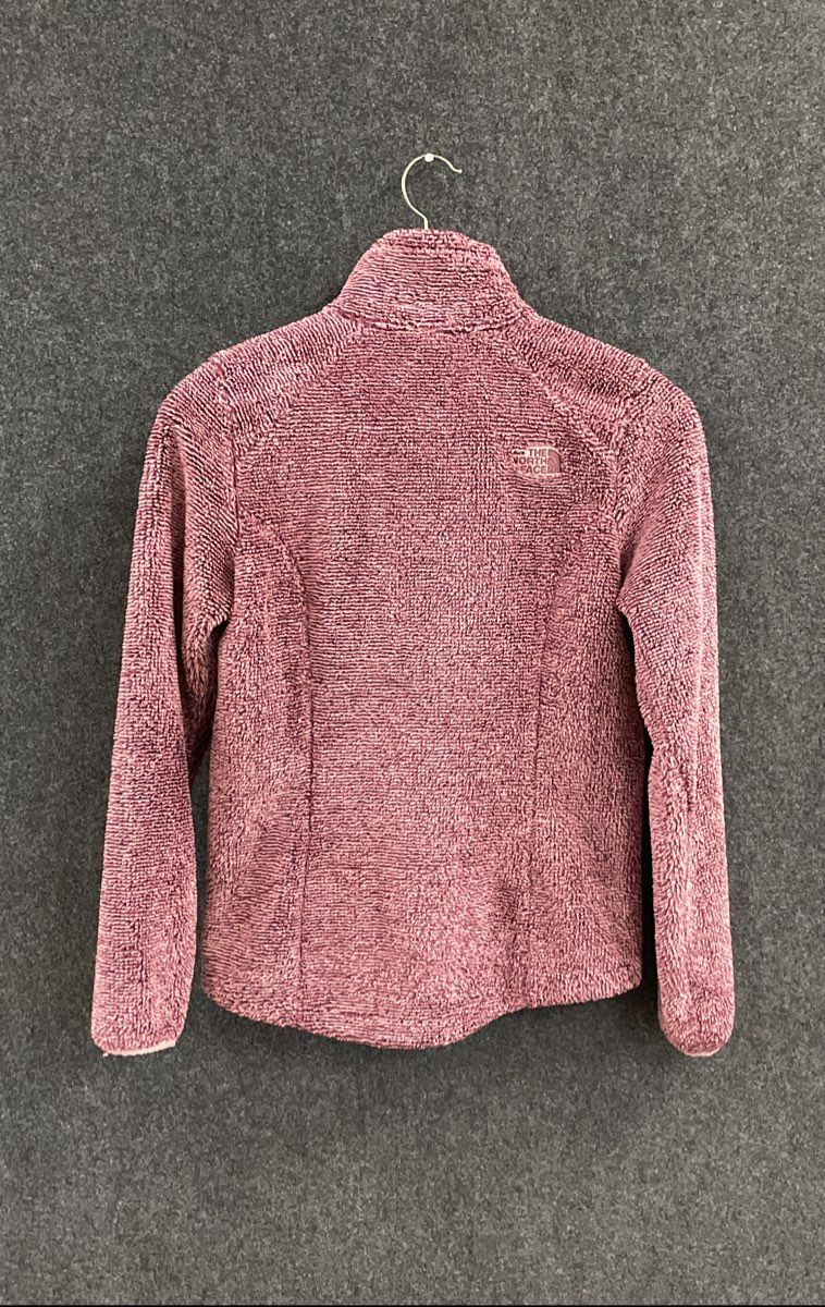 The North Face Women's Pink Osito Full Zip High Pile Fleece Jacket Sz S