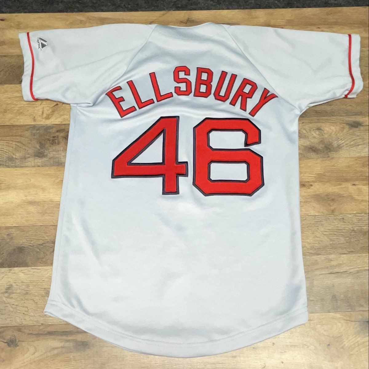 Majestic Men's Boston Red Sox Ellsbury #46 Authentic Jersey Gray L