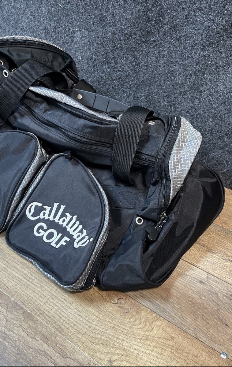 Callaway HawkEye Golf Duffle Bag St. Pauli Girl Promotional Logo Black Gray