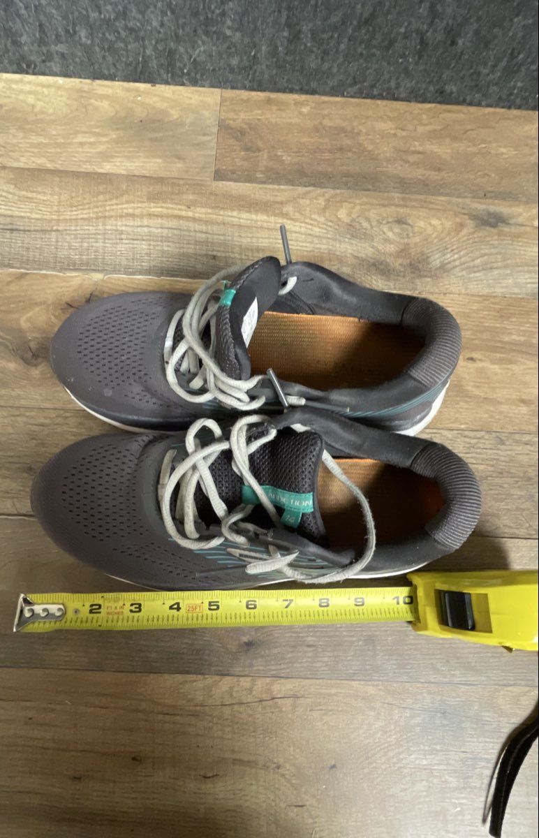 Brooks Addiction 14 Grey Teal Women's Motion Control Running Shoes Size 8.5