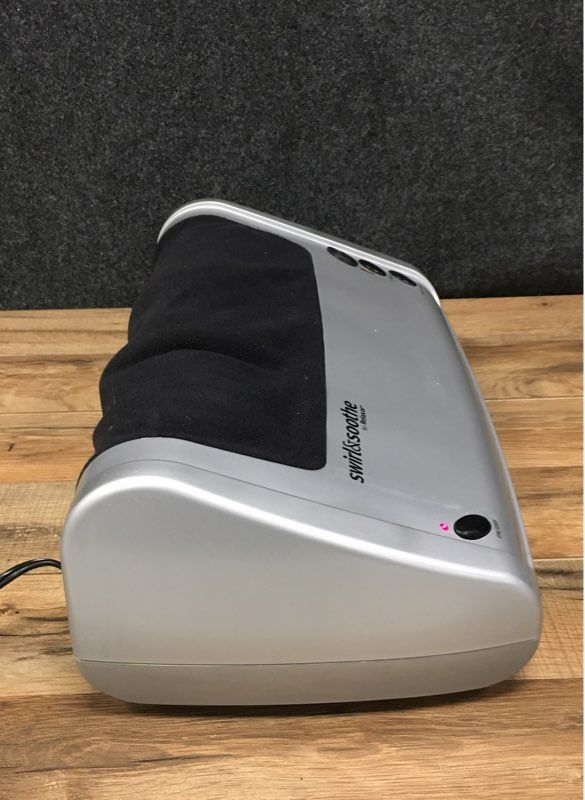 JB Research Swirl & Soothe Model 710 Electric Foot Massager Silver