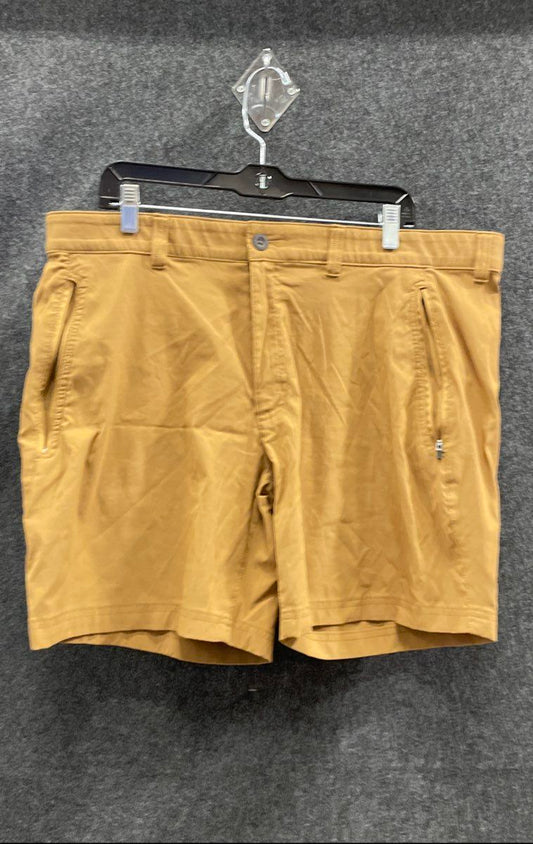 Eddie Bauer Men's Khaki Guide Shorts Nylon Spandex Hiking Tech Size 40