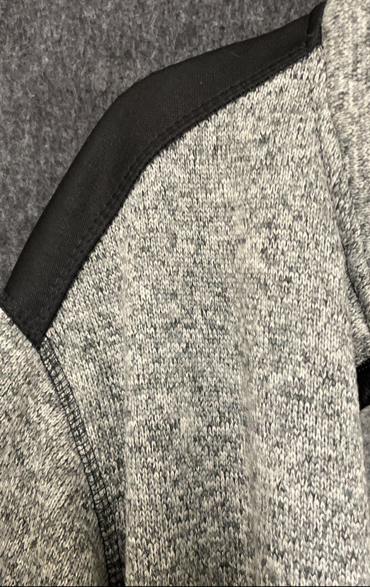 Beverly Hills Polo Club Men's Gray Black Heathered Full Zip Jacket Sz Large