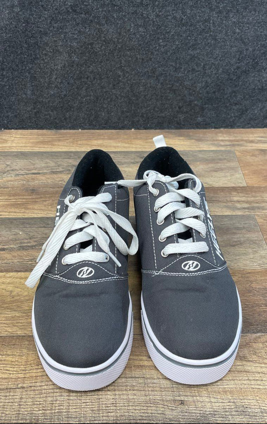 Heelys Pro 20 Canvas Black White Wheeled Skate Shoes Size 9
