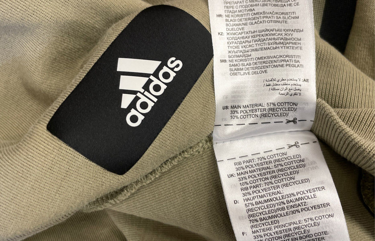 Adidas Men's Olive Green Primegreen 3-Stripe Crewneck Pullover Sweatshirt Sz M