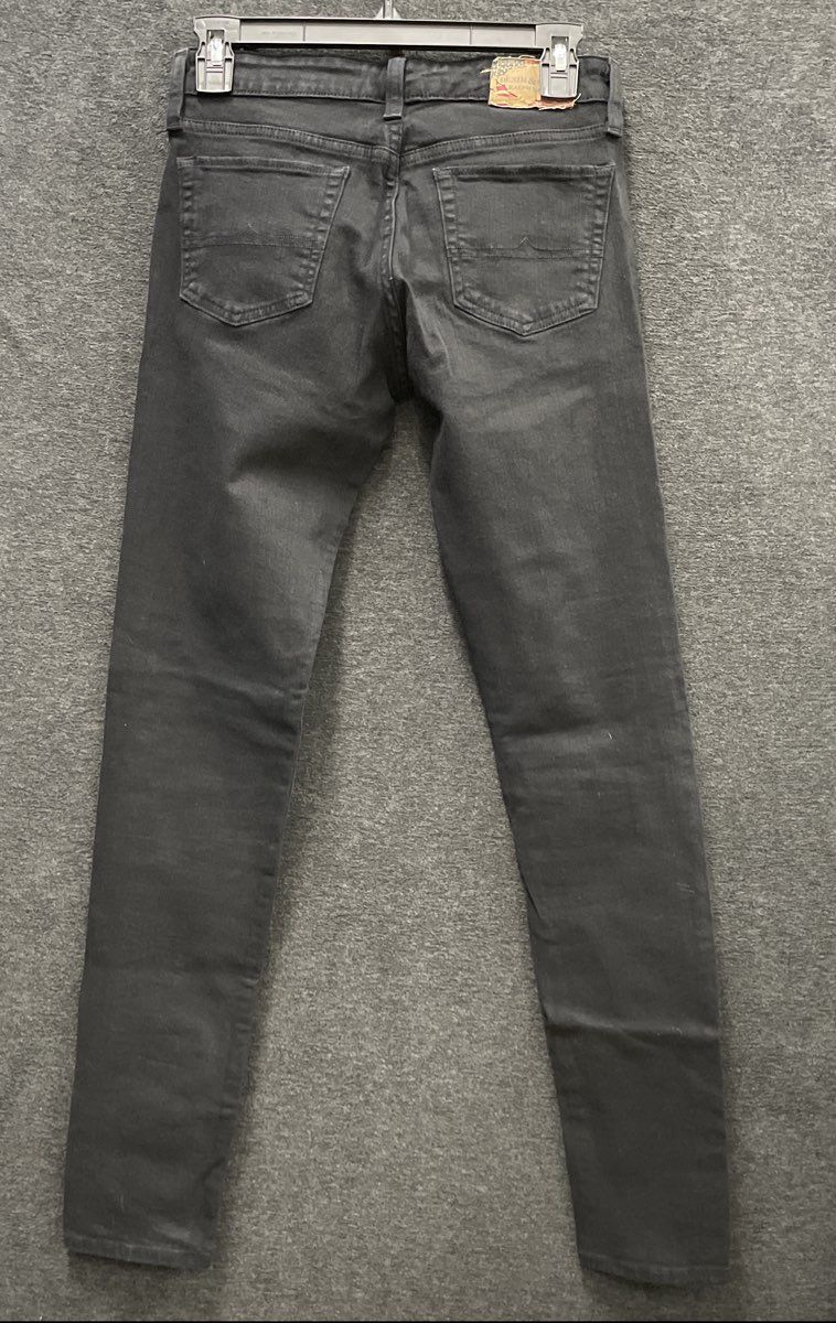 Denim & Supply Ralph Lauren Women's Black Faded Skinny Jeans Sz 27x32