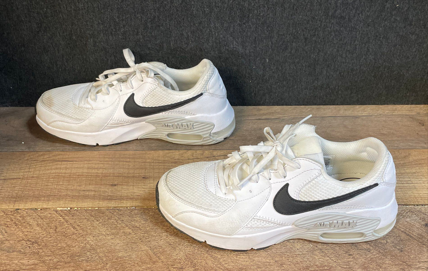 Nike Air Max Excee White Black Women's Sneakers Size 8.5