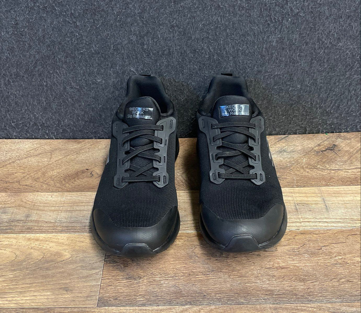 Skechers Work Squad SR Black Slip Resistant Work Shoes Women's Size 9
