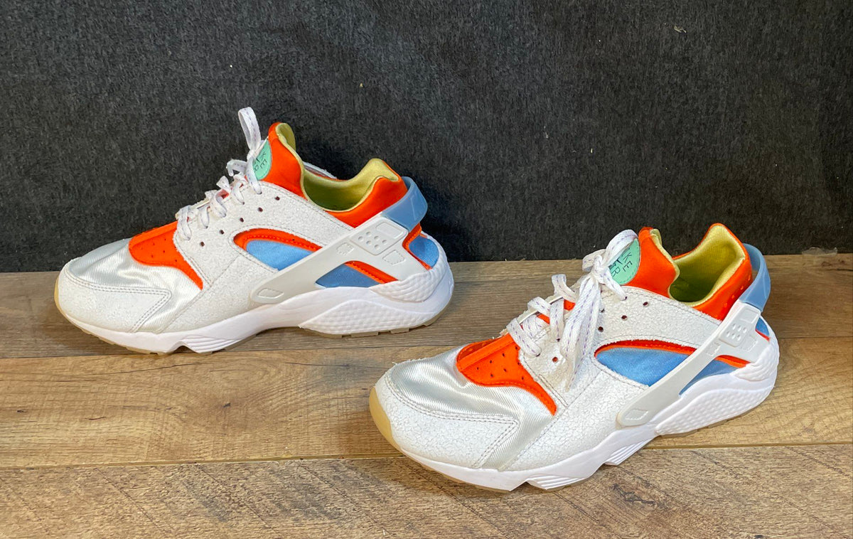 Nike Air Huarache 101 Sail White Photo Blue Orange DX2345-100 Men's Size 9