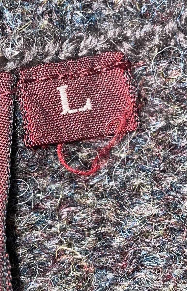 Vintage 90s Chaps Ralph Lauren Men's Brown Shetland Wool Argyle Sweater Sz L