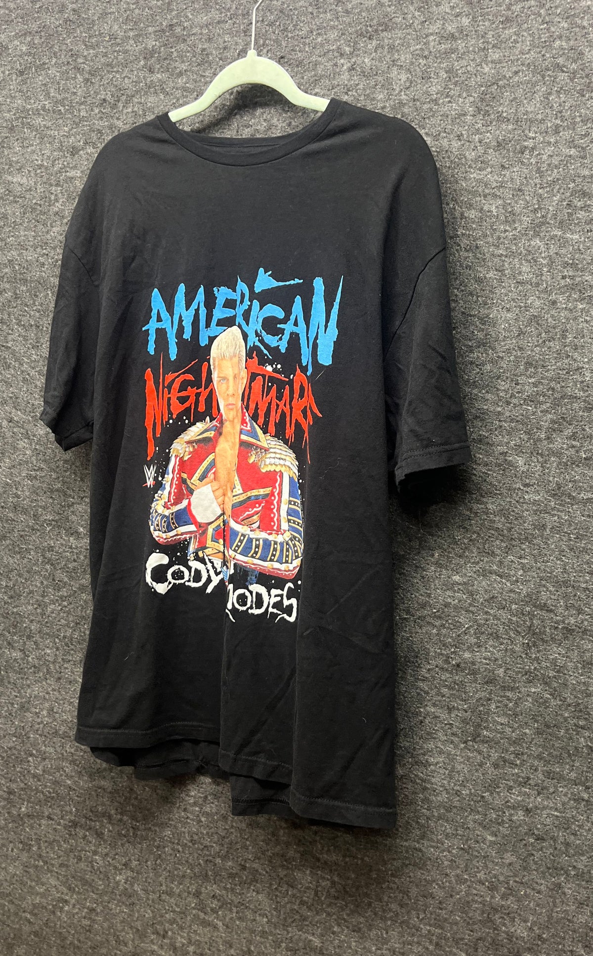 WWE Cody Rhodes American Nightmare T-Shirt Ripple Junction Graphic Black Sz XS