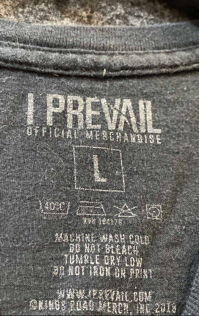 I Prevail 2018 Skull It's About To Get Rowdy T-Shirt Kings Road Merch Sz L