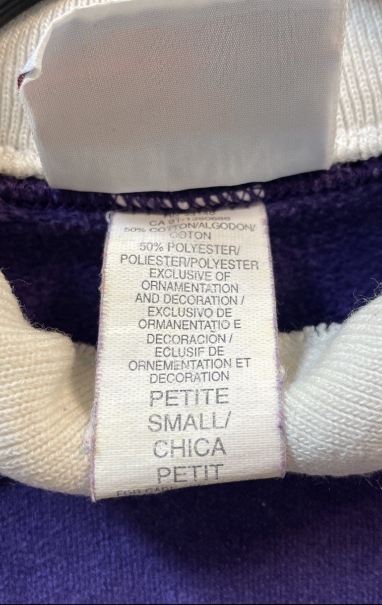 Morning Sun Women's Purple Vintage 90s Birdhouse Tweet of Dreams Sweater Sz SP