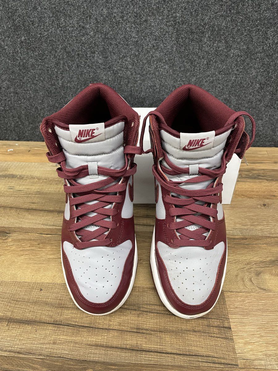 Nike Dunk High Retro Dark Beetroot Wolf Grey White DD1399-600 Men's Size 8