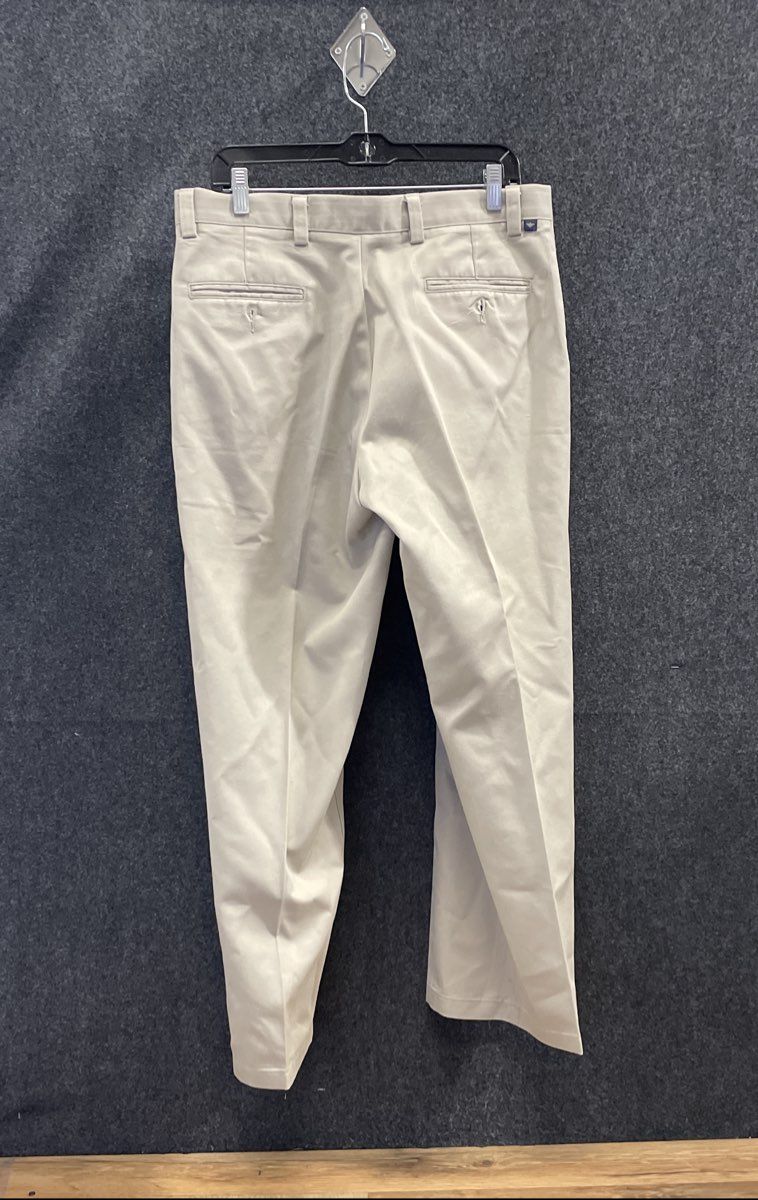 Dockers Men's Tan Khaki Pants Chinos 100% Cotton Flat Front Size 34x29