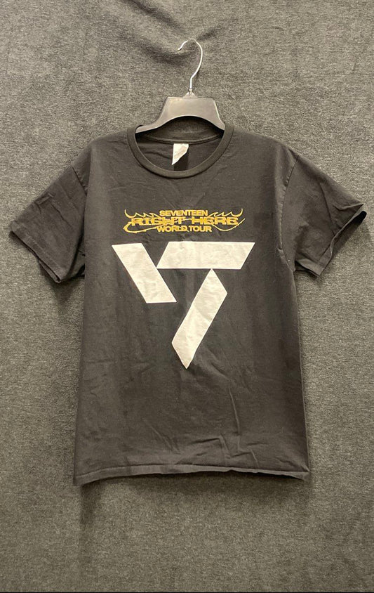 Seventeen Right Here World Tour 2024 U.S. Concert T-Shirt Hanes Sz M