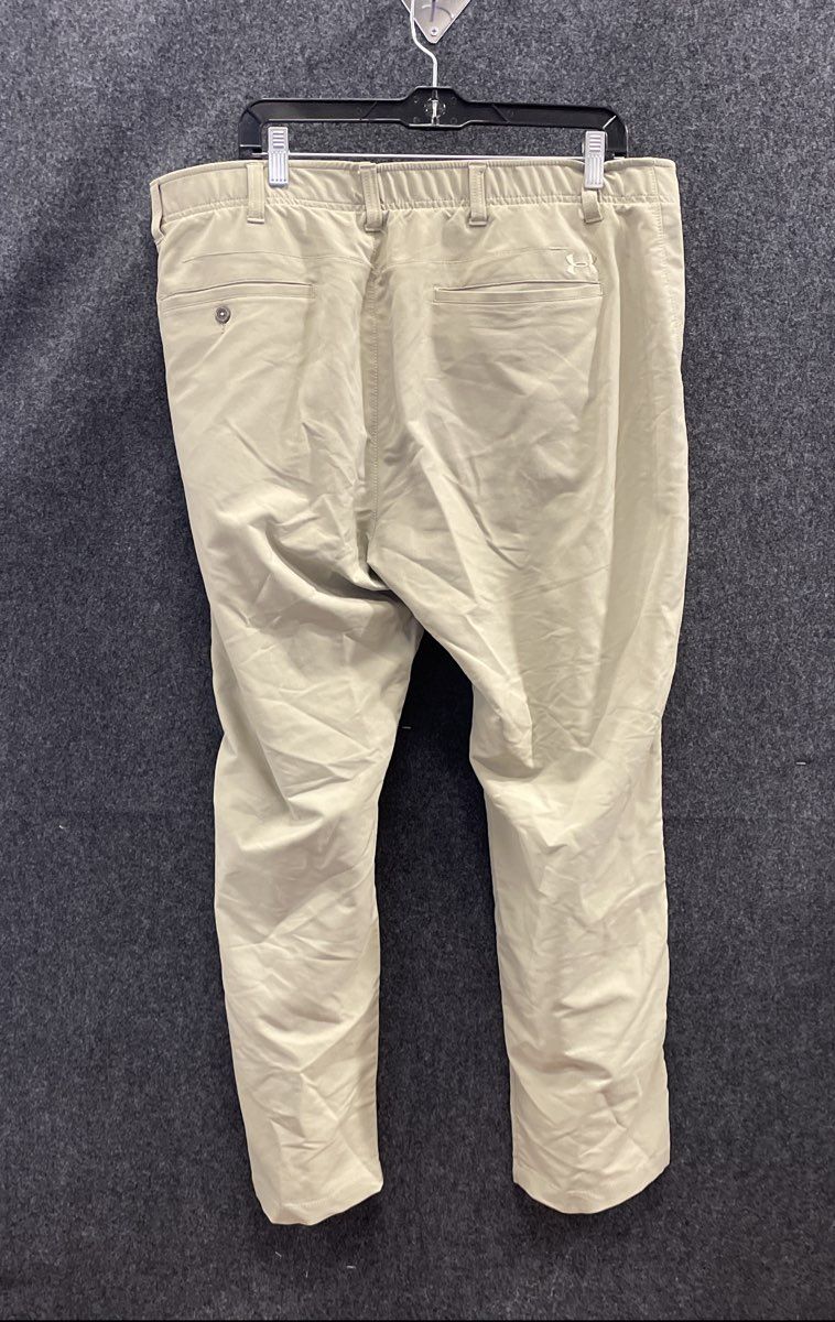 Under Armour Men's Beige Technical Performance Golf Pants Sz 40/30