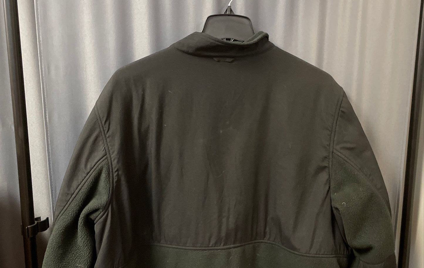5.11 Tactical Men's Black Hybrid Full Zip Fleece Jacket Side Access Sz 3XL