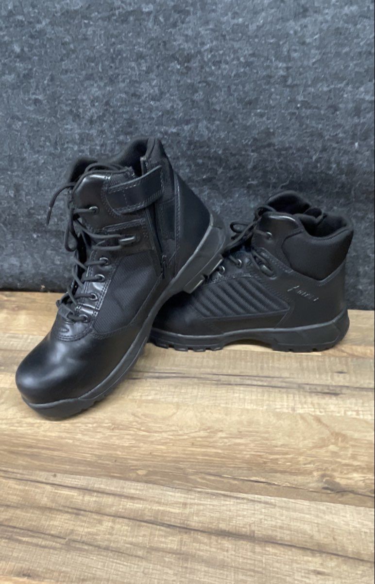 Bates Tactical Sport 2 Side Zip Composite Toe Black Work Boots Men's Size 9.5 E