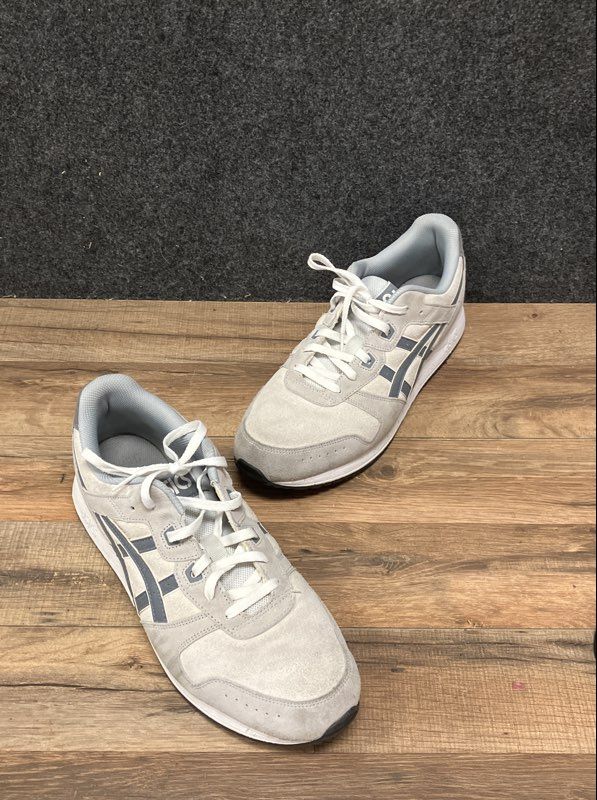 Asics Lyte Classic Grey Blue Men's Lifestyle Sneakers Size 13