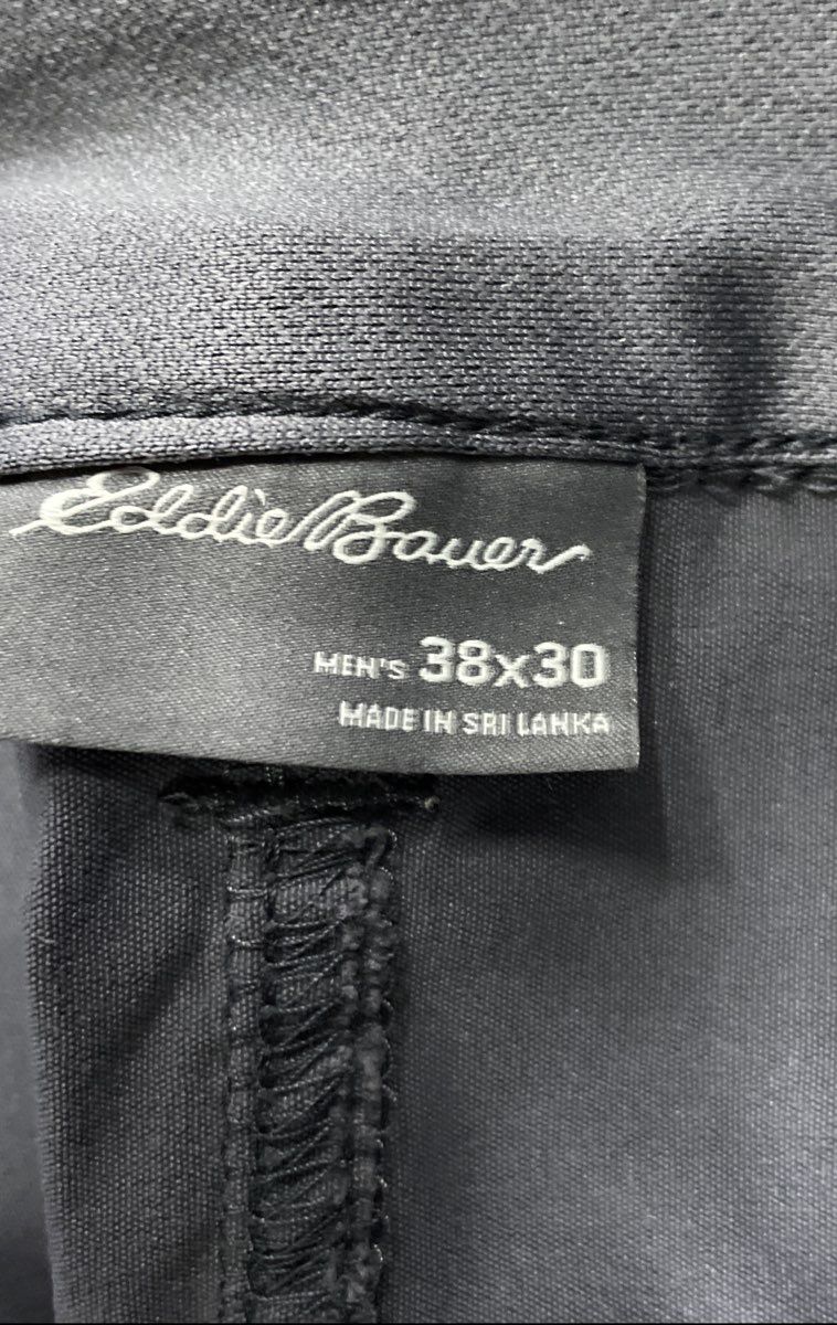 Eddie Bauer Men's Grey Tech Pants Performance Stretch Hiking Sz 38x30