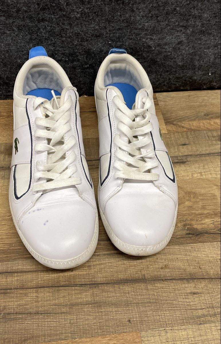 Lacoste Observe 2 MS SPM White Navy Blue Men's Lifestyle Sneakers Size 12