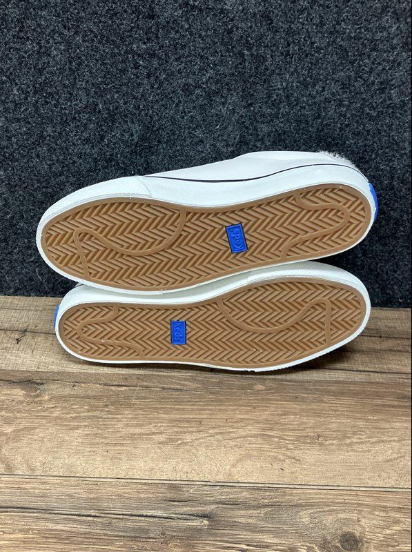 Keds Jump Kick T-Toe White Animal Print Women's Sneakers Size 5.5