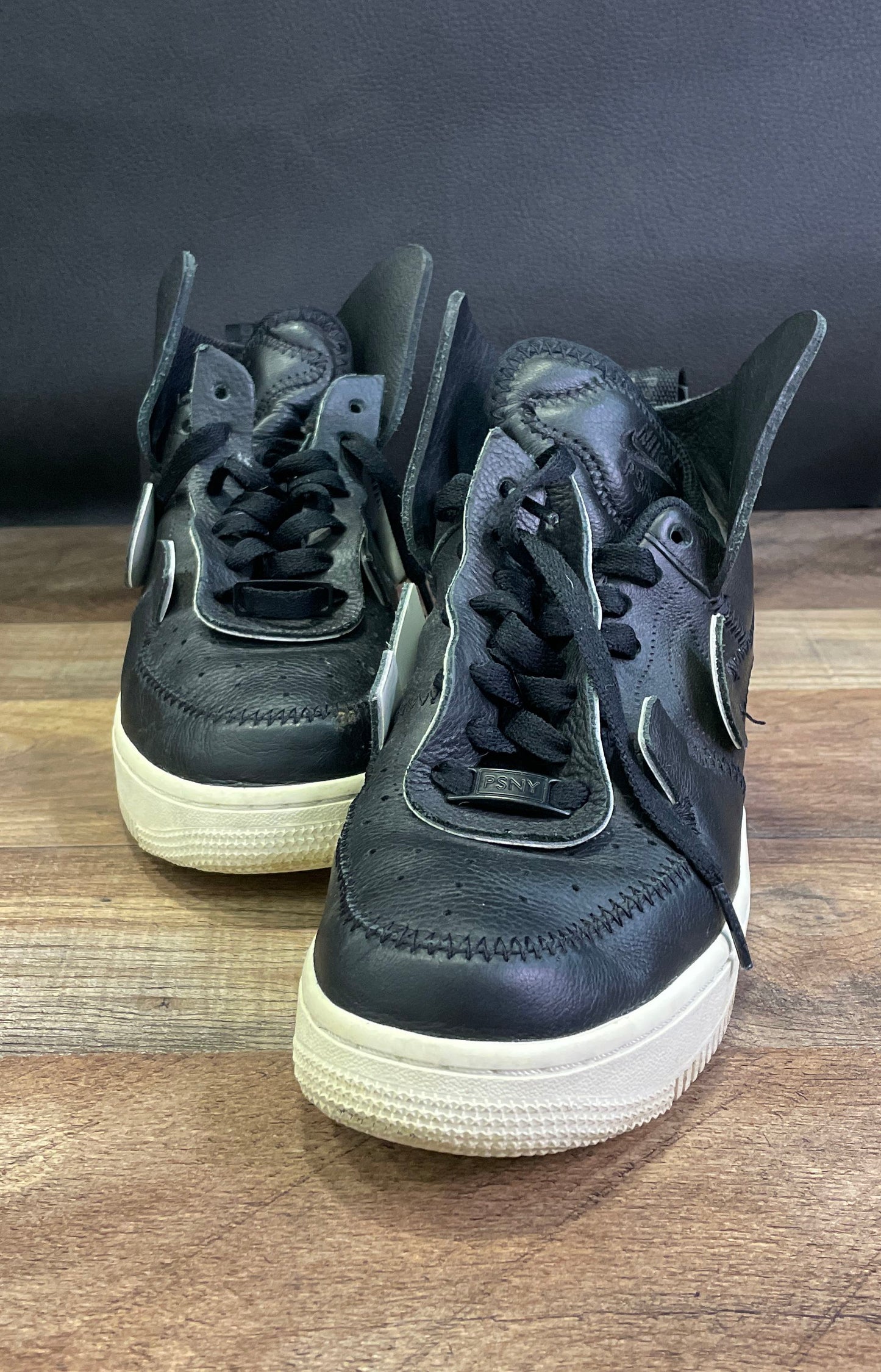Nike Air Force 1 High PSNY Black White Size 5.5