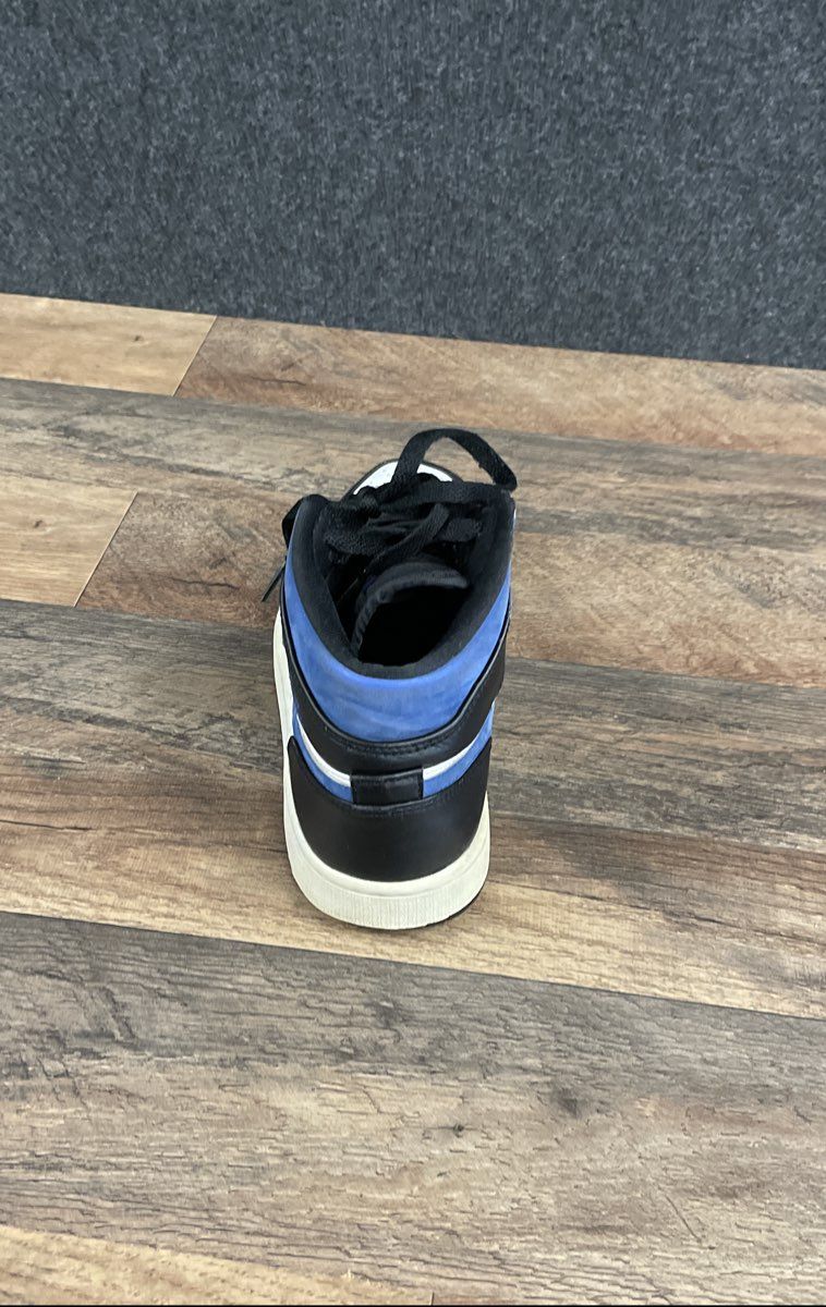 Nike Air Jordan 1 Mid Racer Blue Black White Sneakers Men's Size 8