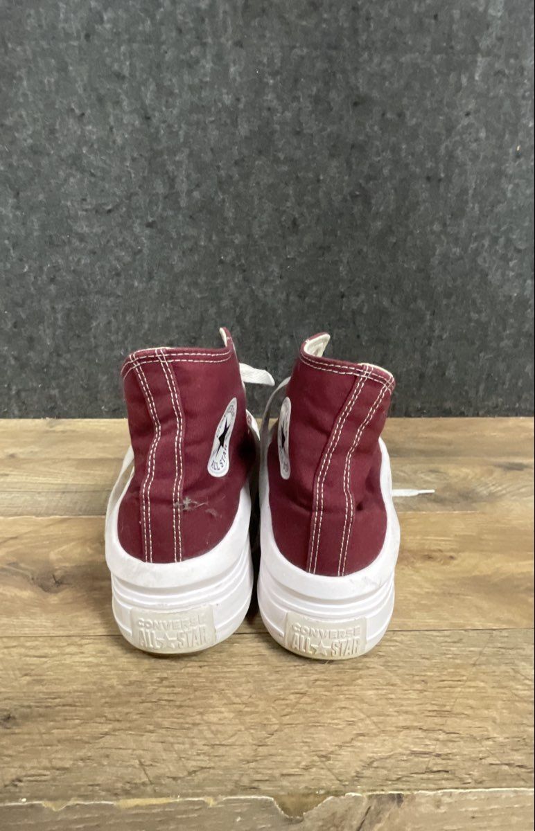 Converse Chuck Taylor All Star Move High Top Burgundy Women's Size 9