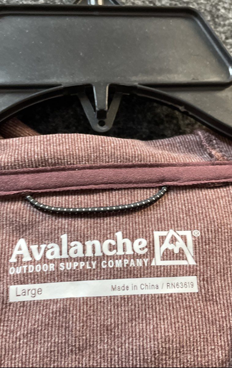 Avalanche Men's Outdoor Hoodie Pullover Mauve Heathered Performance Sz L