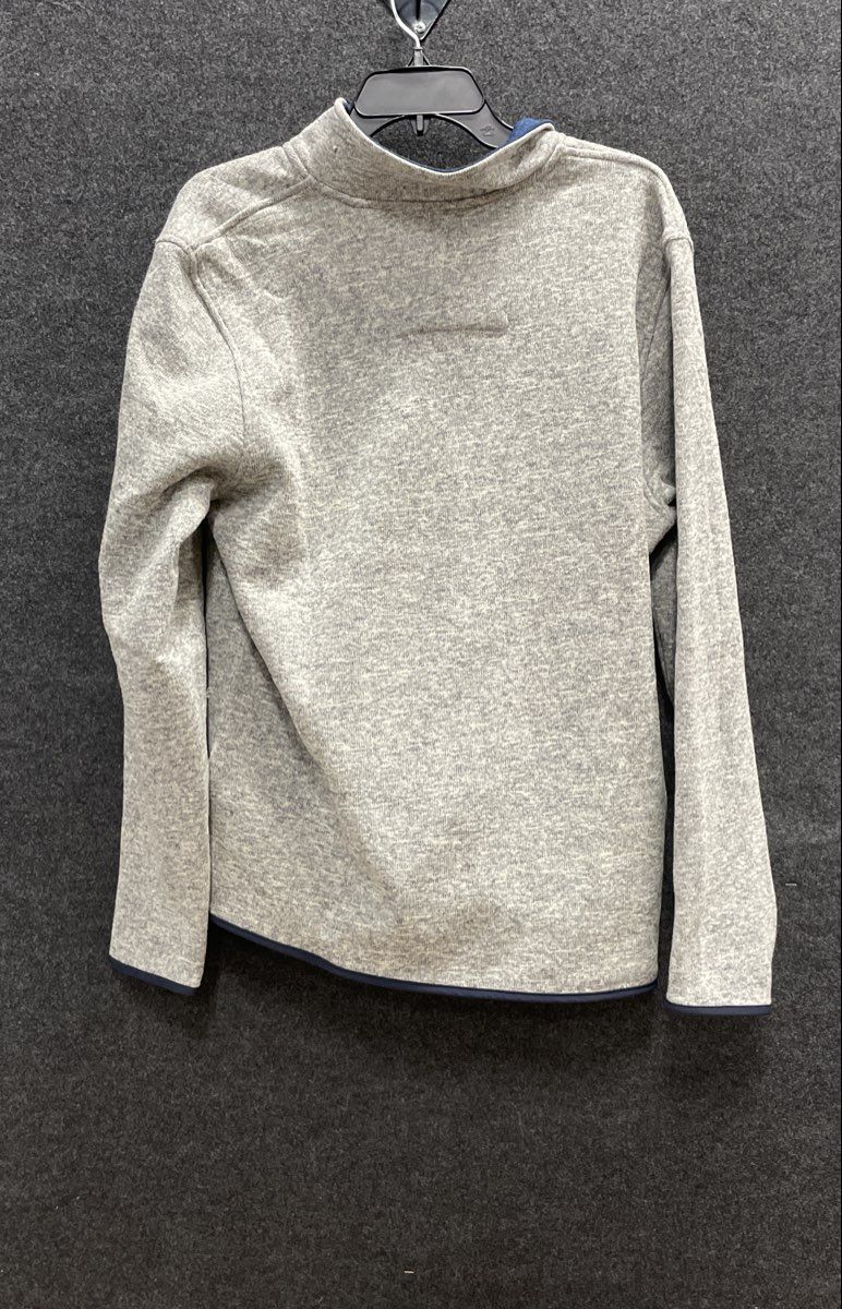Nautica Men's Heather Gray Quarter Zip Sweater Fleece Pullover NWT Sz L