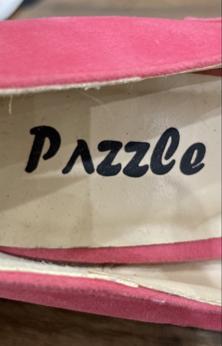 Pazzle Hot Pink Faux Suede Platform Mary Jane High Heel Pumps Women's Size 8