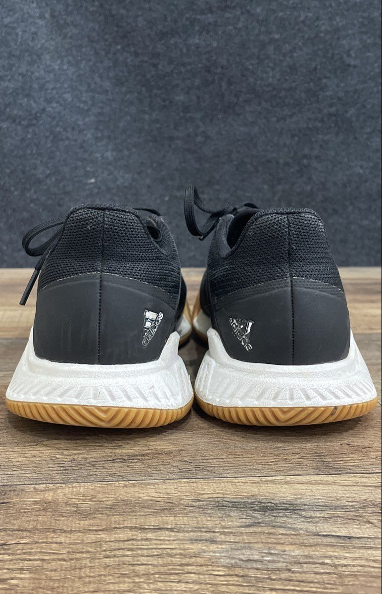 Adidas Court Team Bounce Black White Gum Volleyball Shoes Womens Size 7