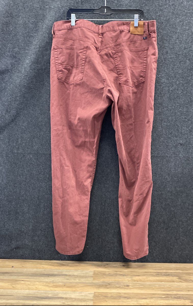 Lucky Brand Men's Red 5-Pocket Chino Jeans Stretch Twill Pants Sz 40x32