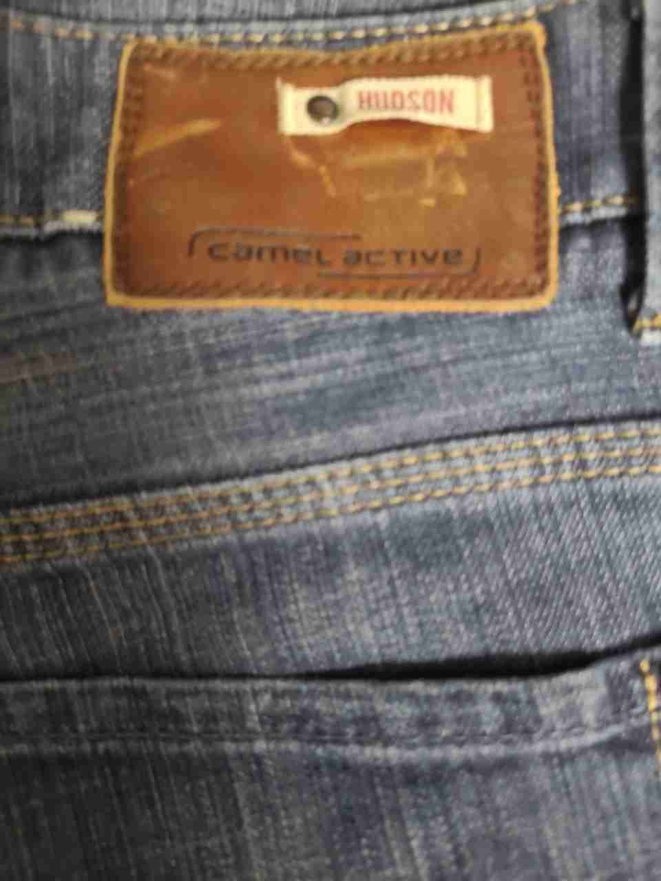 Camel Active Men's Hudson Jeans Blue Medium Wash Straight Leg Size 38x34