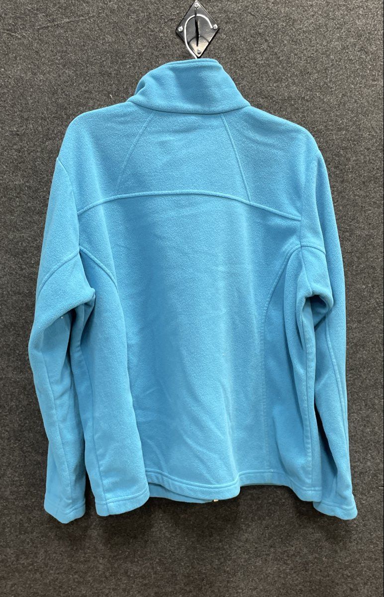 Columbia Women's Benton Springs Full Zip Fleece Jacket Blue Plus Size 1X