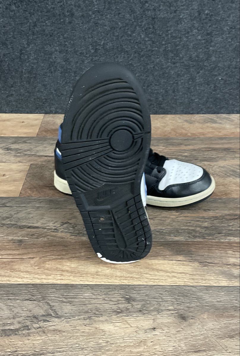 Nike Air Jordan 1 Mid Racer Blue Black White Sneakers Men's Size 8