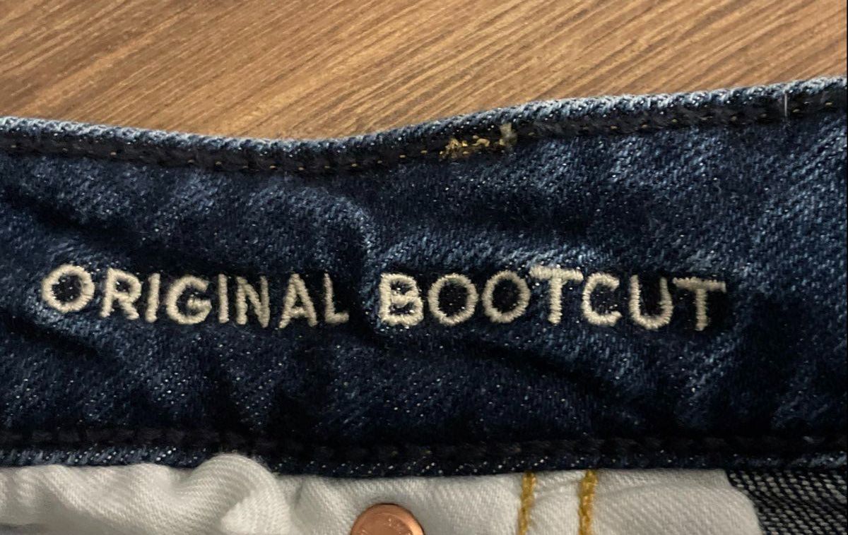 American Eagle Men's Original Bootcut Jeans Blue Denim Medium Wash Sz 32x34