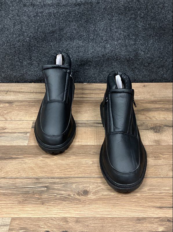 Arctic Men's Black Dual Zip Winter Snow Boots Retractable Ice Cleat Size 12W
