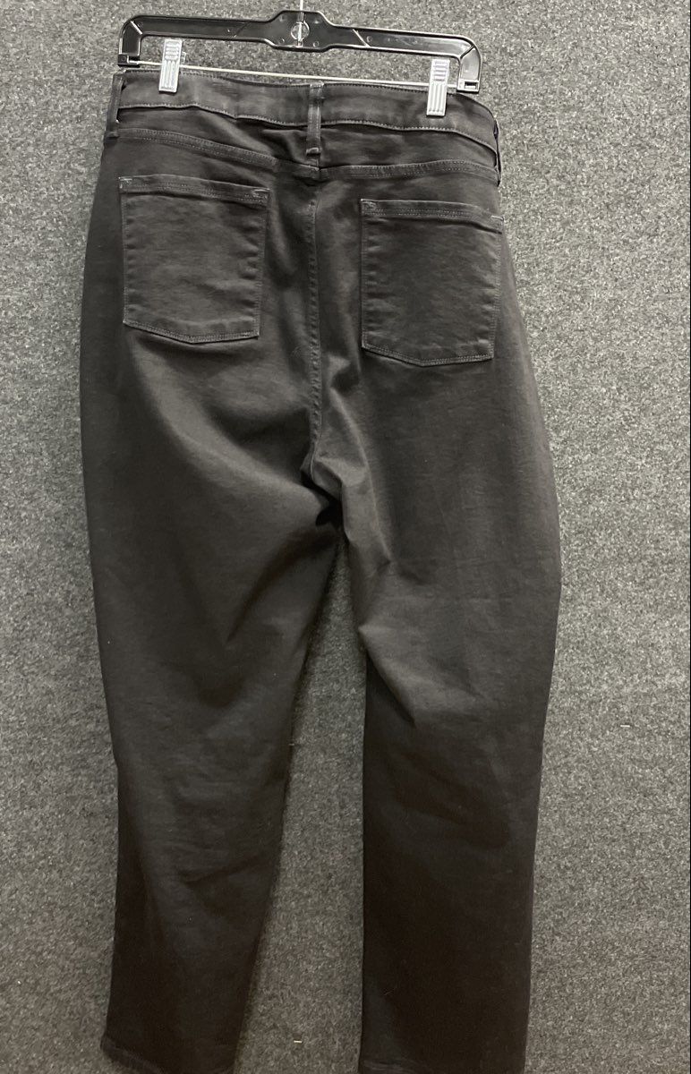 L.L.Bean Women's Black Classic Fit Cotton Straight Leg Pants Size 18 REG