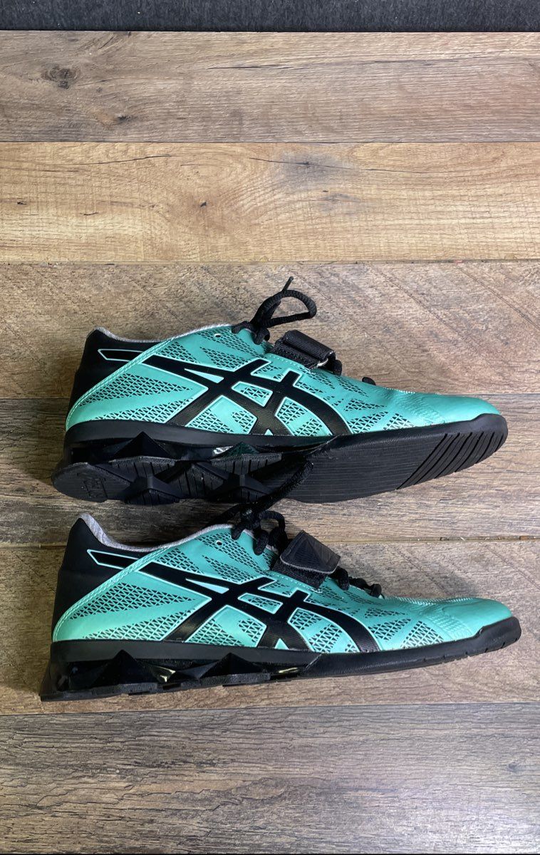 Asics Lift Master Lite Menthol Black Women's Weightlifting Shoes Size 8.5