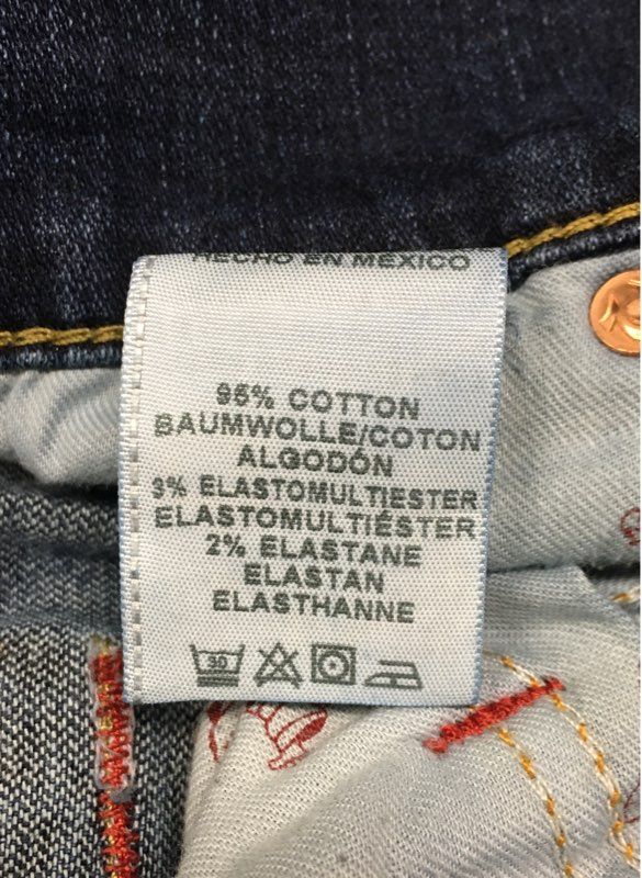 True Religion Men's Blue Section Skinny Stretch Denim Jeans Size 34